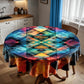 Tribal Prism Round Tablecloth