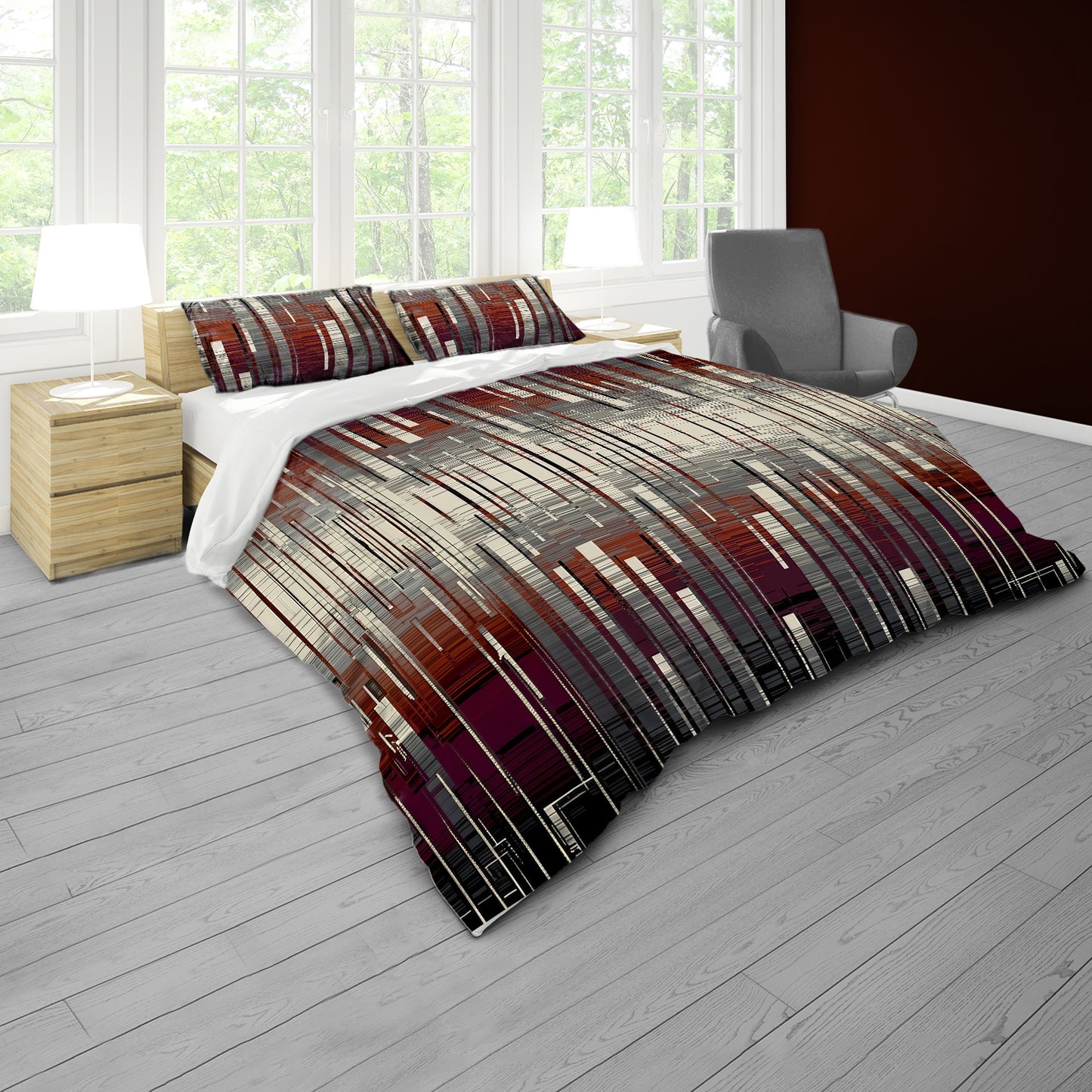 Tribal Soft Collision Duvet Cover Set