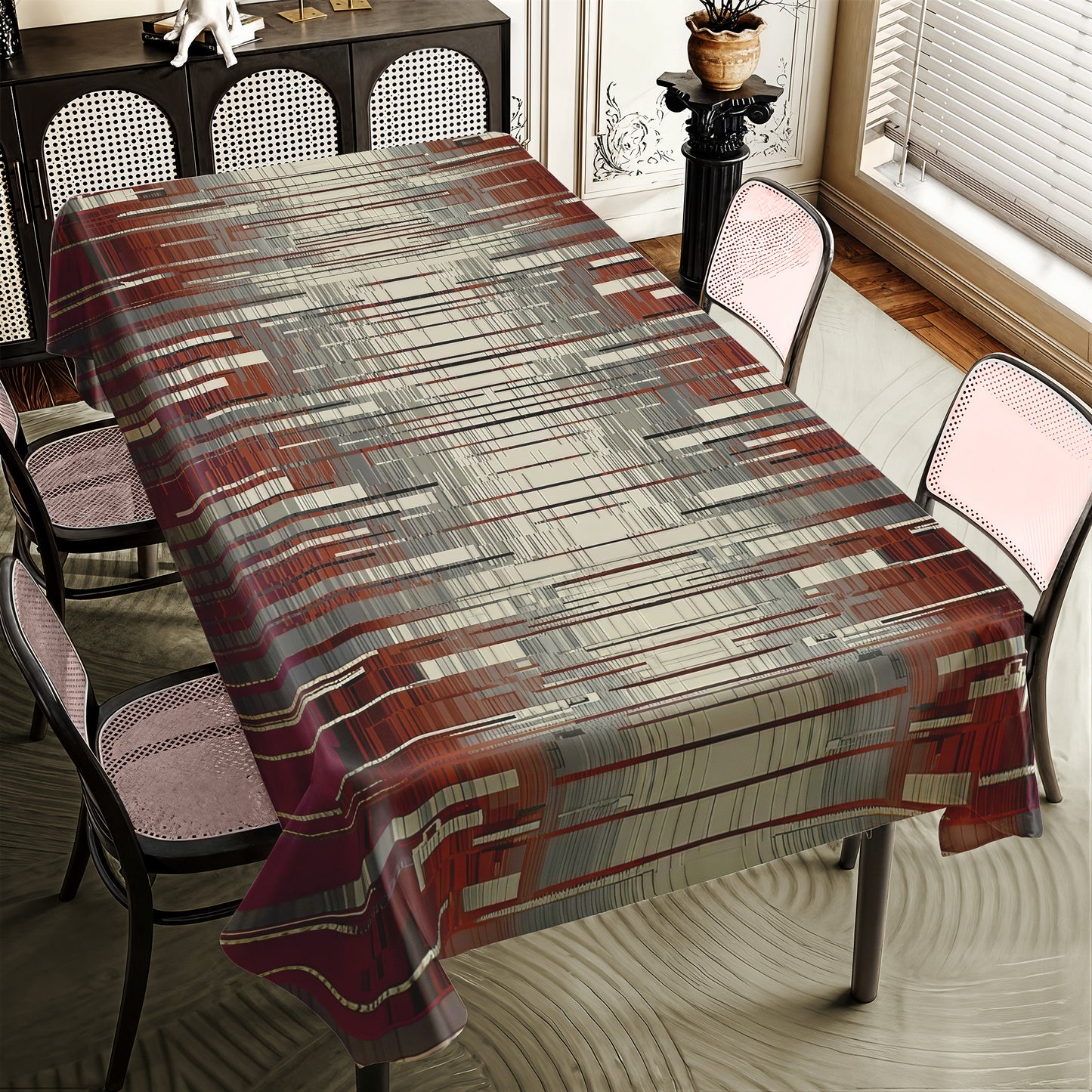 Tribal Soft Collision Rectangle Tablecloth