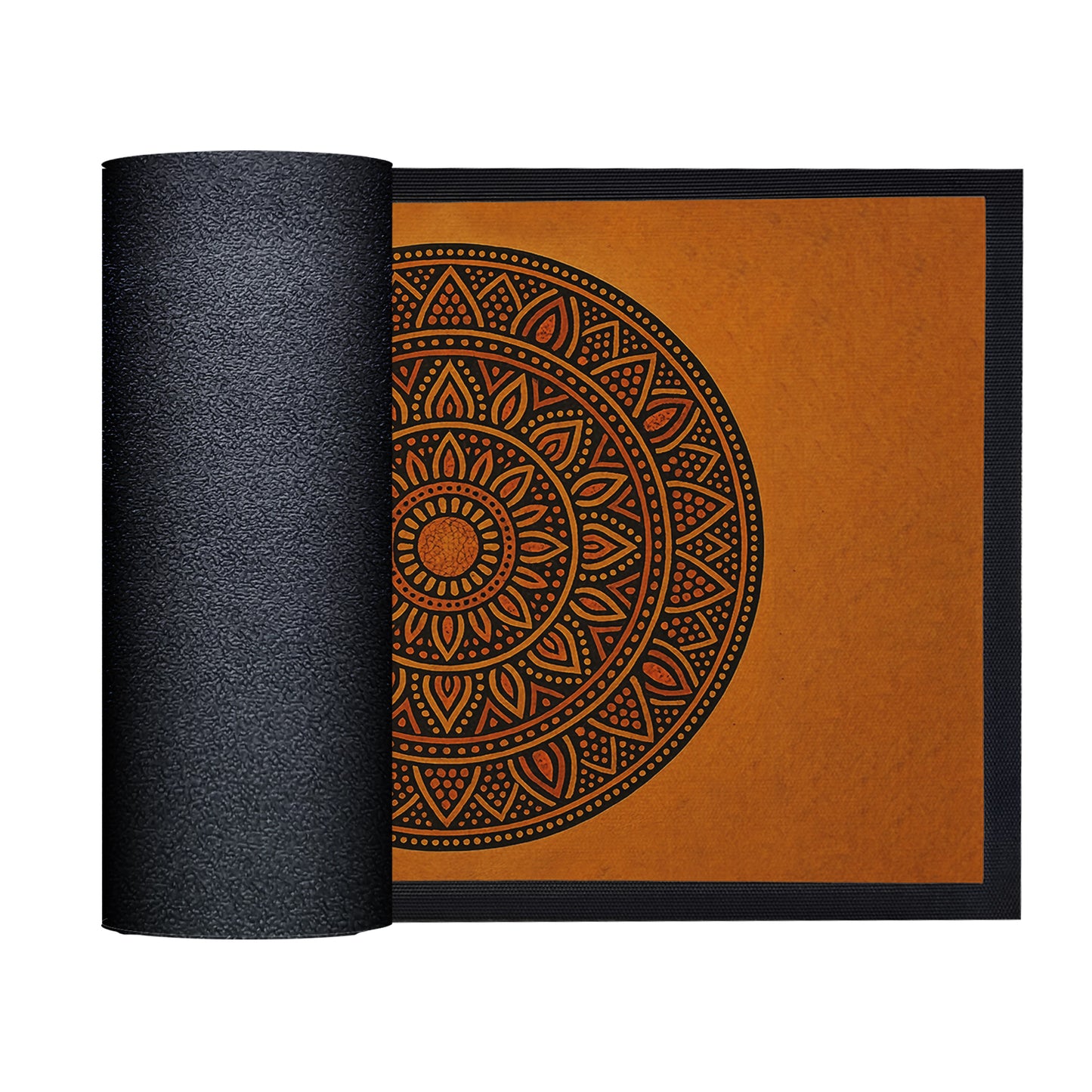 Tribal Sun Mandala Door Mat by Nathan Pieterse