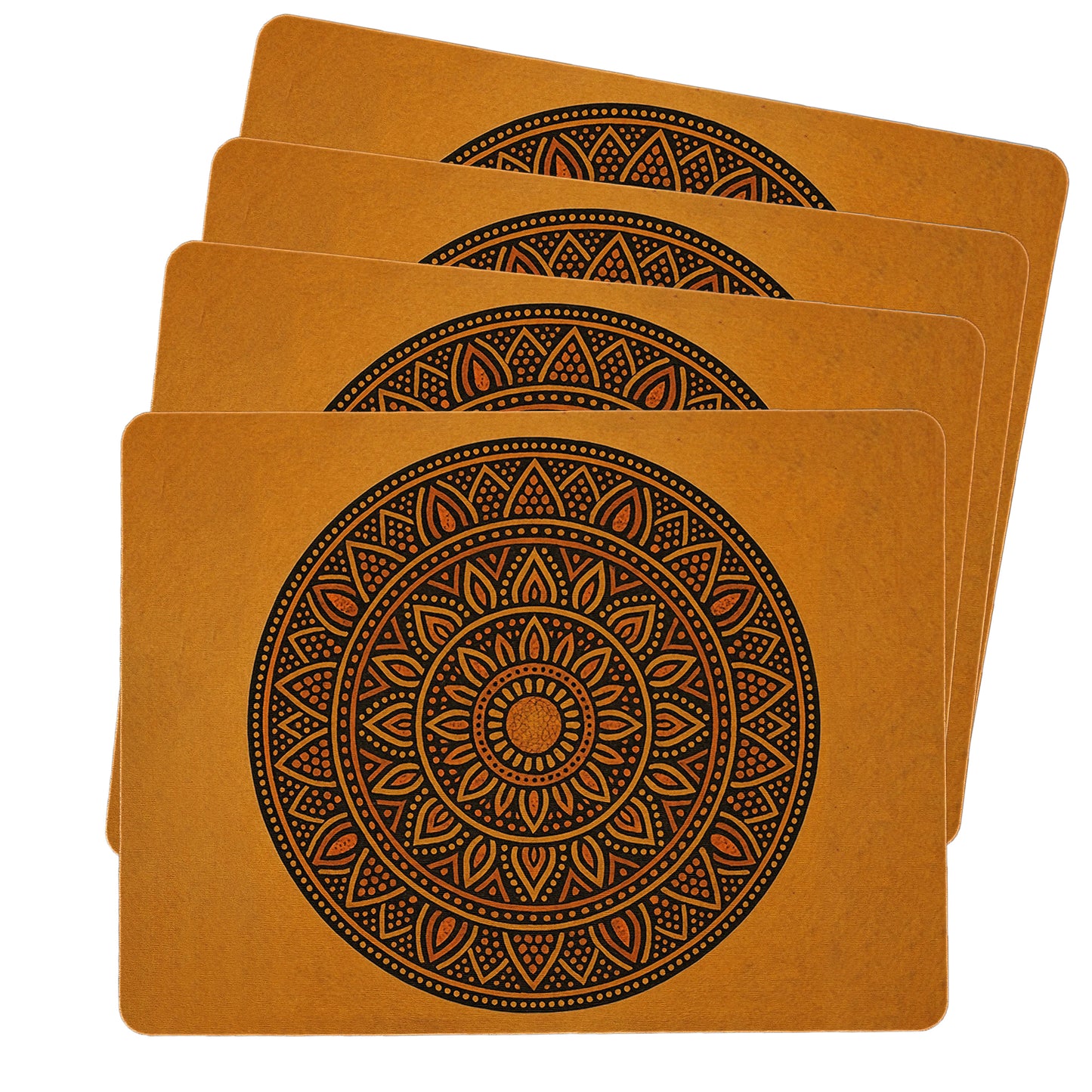 Tribal Sun Mandala Placemats by Nathan Pieterse