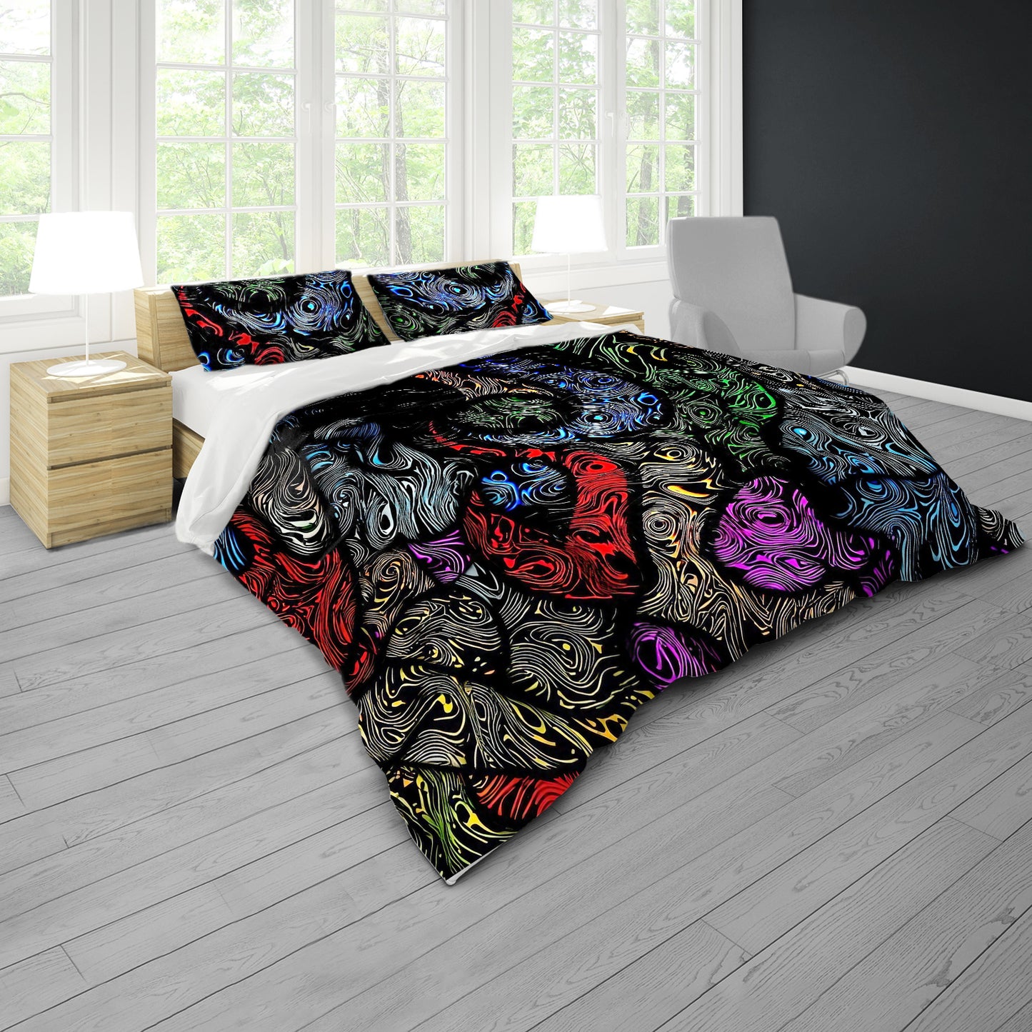Tribal Tidal Reflections Duvet Cover Set