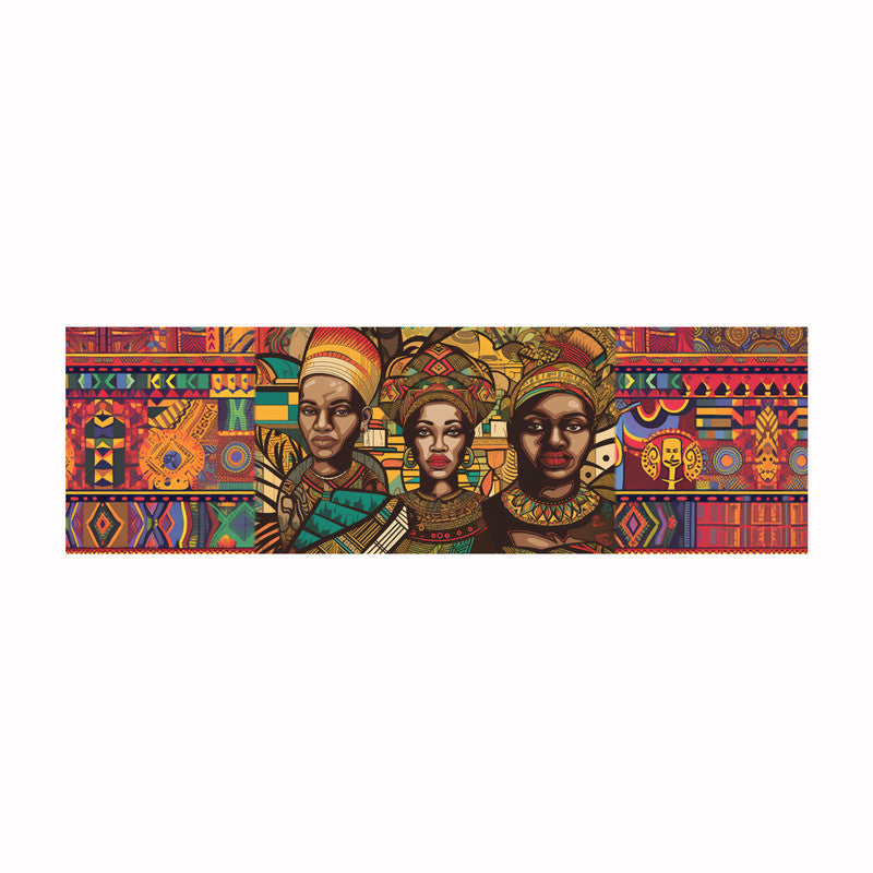 Tribe Of Africa Decoupage Drum Cover