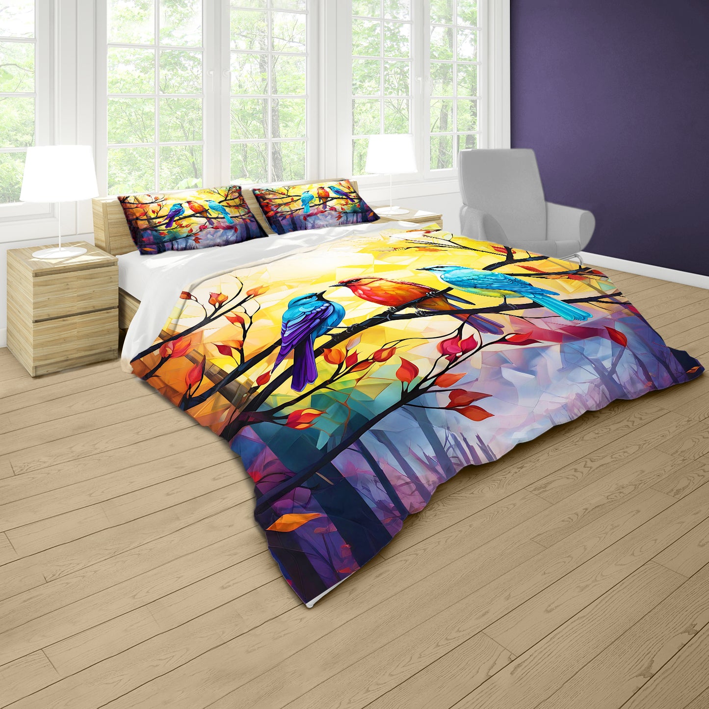 Trinity in Flight Duvet Cover Set