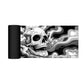 Trippy Skull Black White Desk Pad by Wikus Schalkwyk