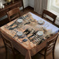 Trooping of the Colour Square Tablecloth by Delene Lambert