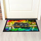 Tropical Baby Gorilla Door Mat