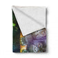 Tropical Baby Gorilla Light Weight Fleece Blanket