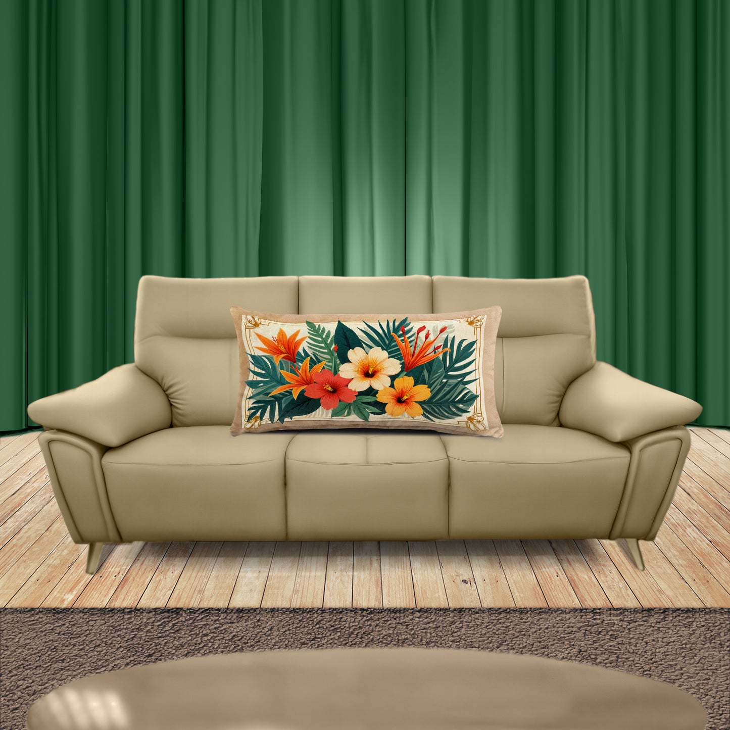 Tropical Floral King Luxury Scatter