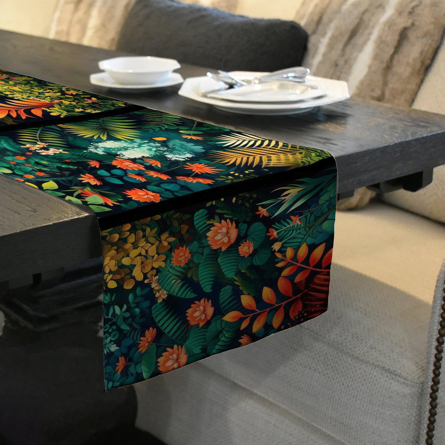 Tropical Jungle Table Runner