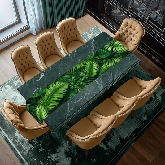 Tropical Leave Selection Table Runner
