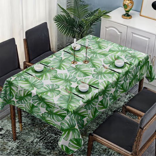Tropical Palm Leaves Rectangle Tablecloth By Mark Van Vuuren