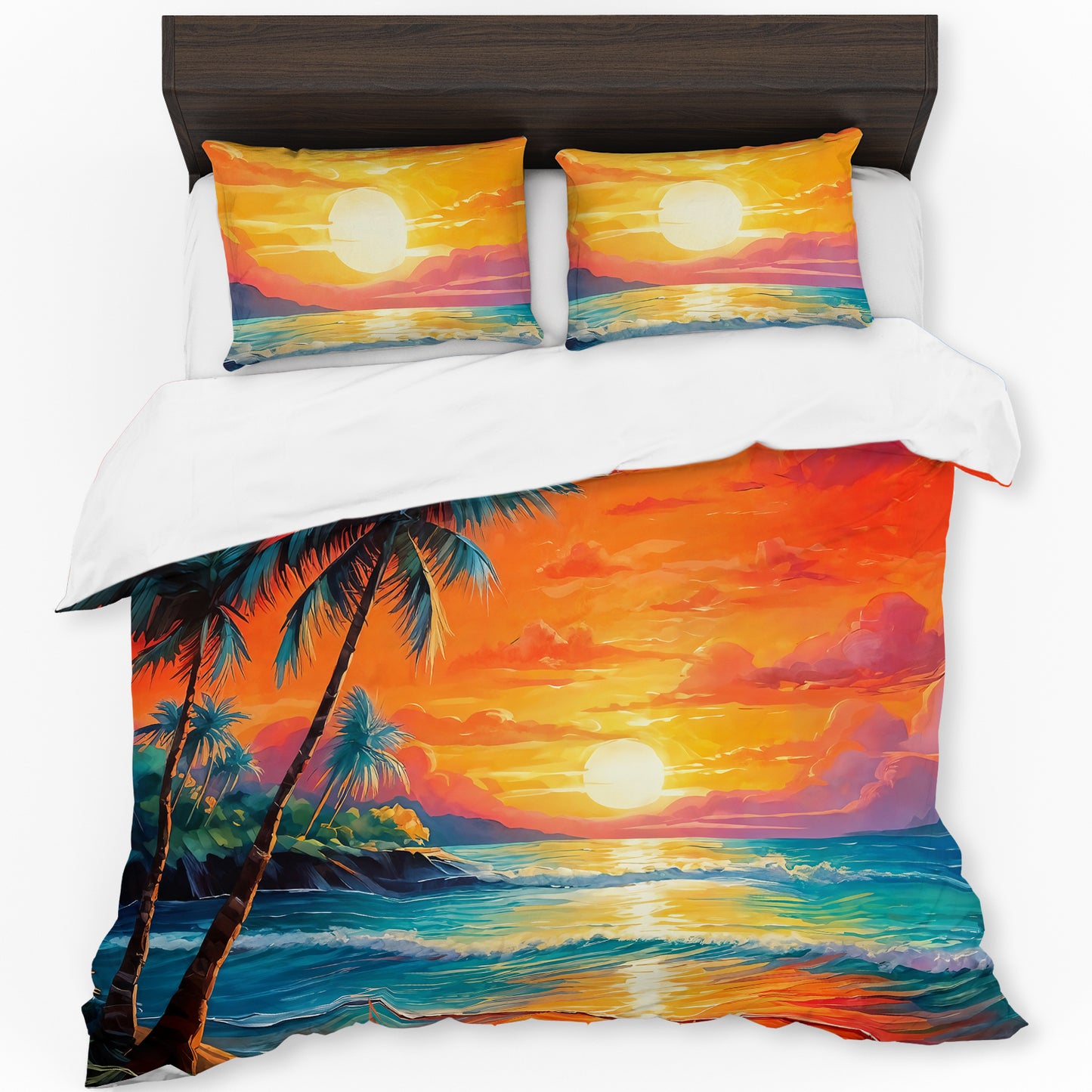 Tropical Sunset Duvet Cover Set