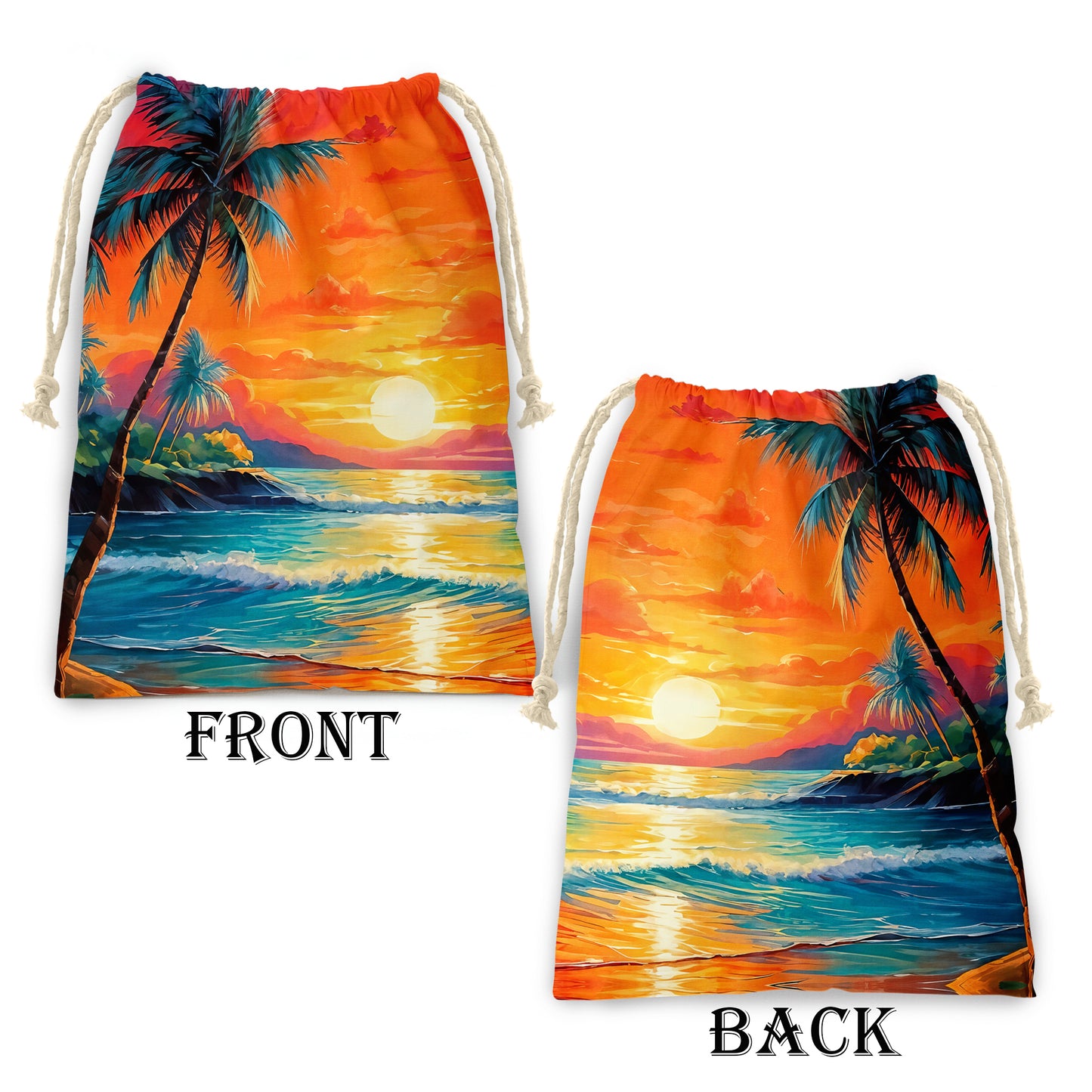 Tropical Sunset  Gift Bag (Set of 2)