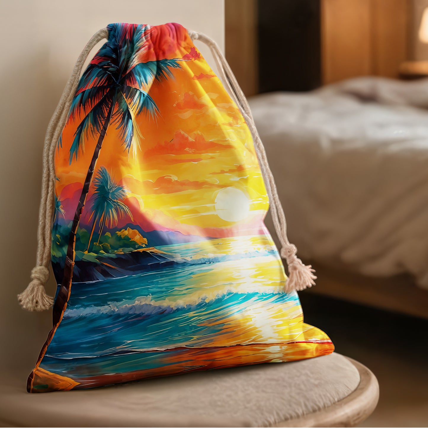 Tropical Sunset  Gift Sack (Set of 3)