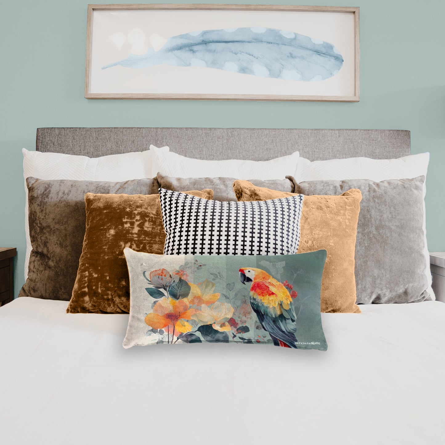Tropical Whisper Oblong Luxury Scatter by Wikus Schalkwyk