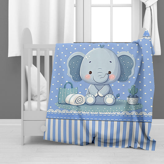Trunky Snuggles Minky Blanket