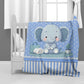 Trunky Snuggles Baby Fleece Blanket