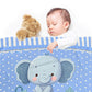 Trunky Snuggles Baby Fleece Blanket