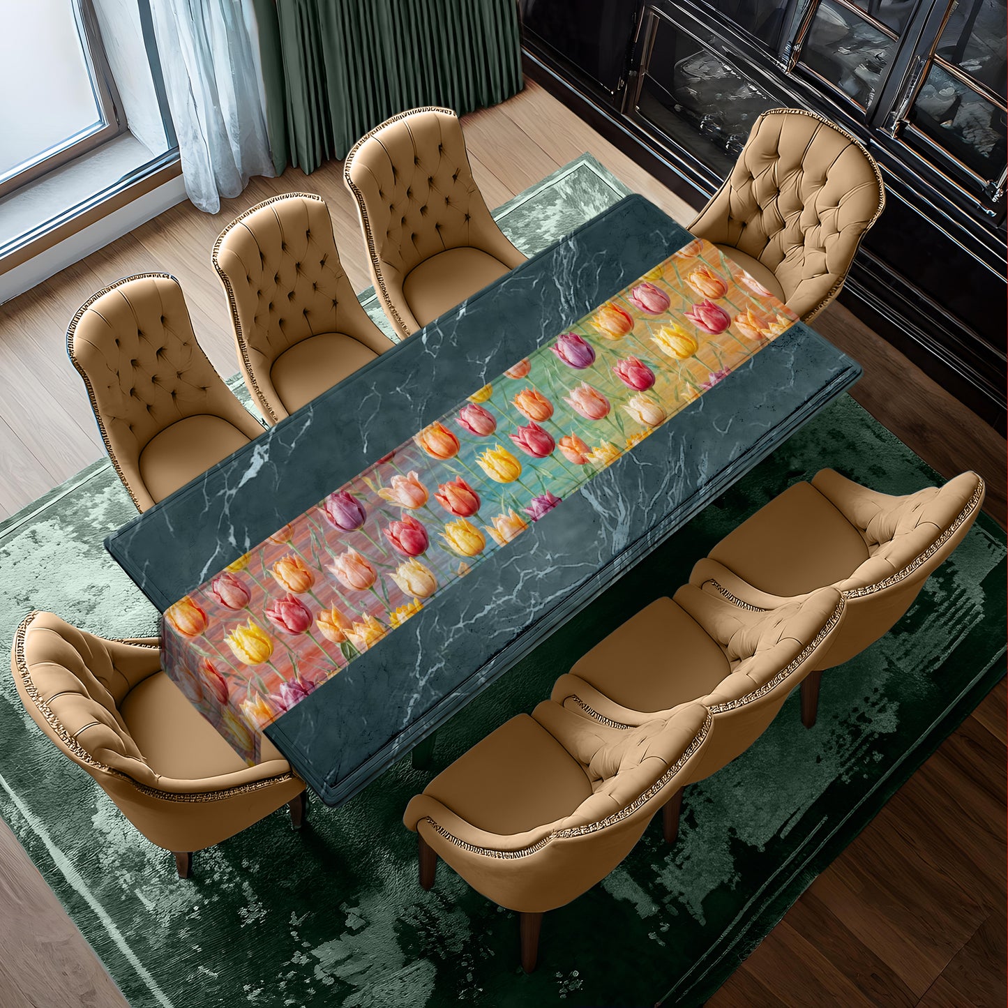 Tulips from Amsterdam Table Runner