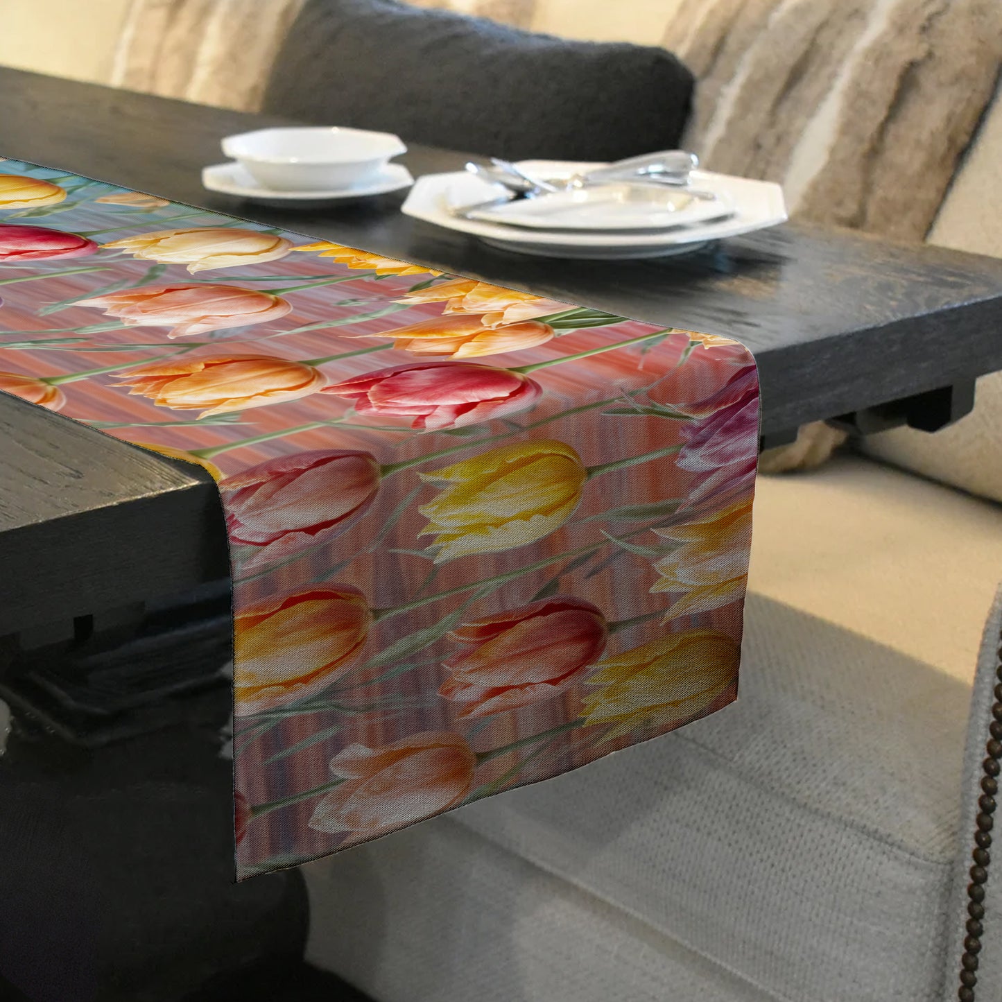 Tulips from Amsterdam Table Runner