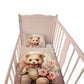 Tumbles The Floral Teddy Cot Set