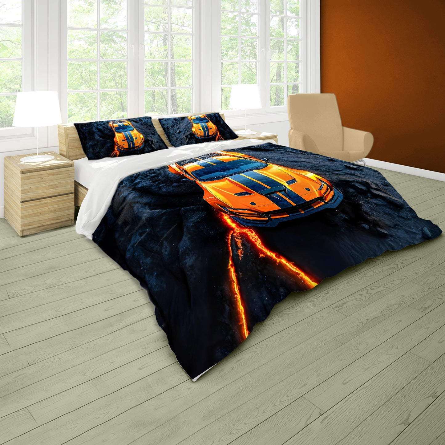 Turbo Thrill Car Duvet Cover Set