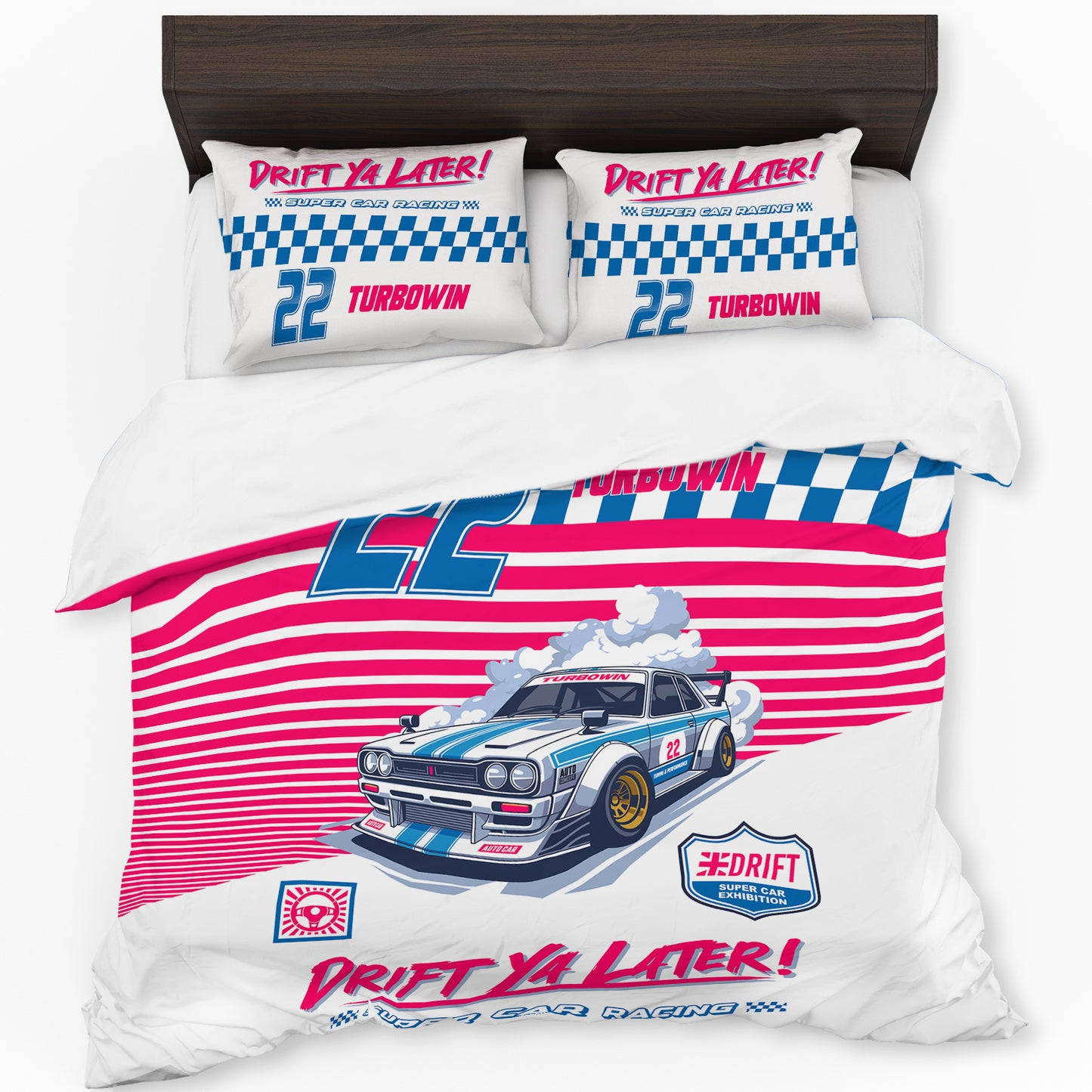 Turbotown Racing Duvet Cover Set
