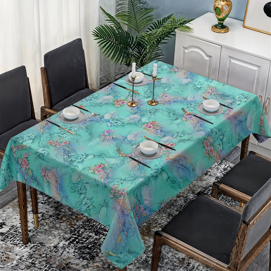 Turqouise Shades Rectangle Tablecloth