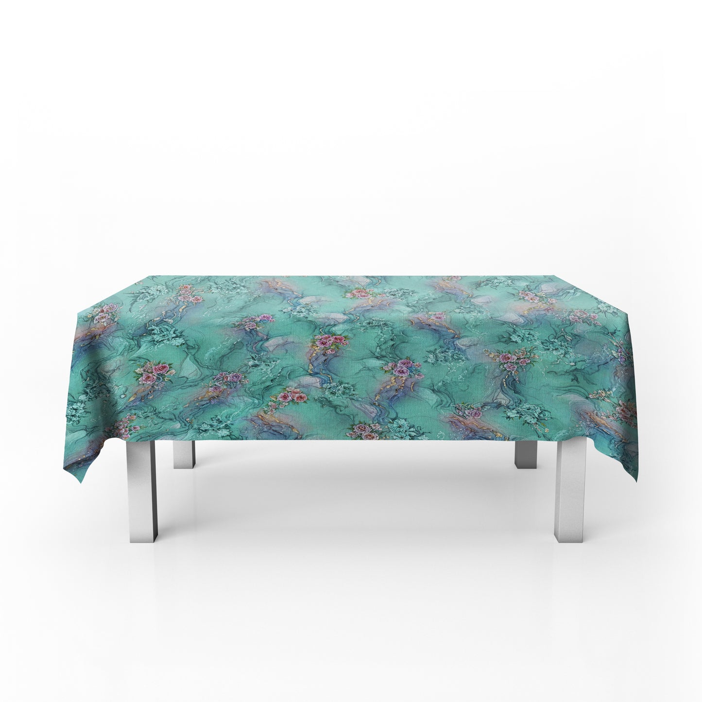 Turqouise Shades Rectangle Tablecloth
