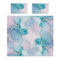 Turquoise and Purple Duvet Cover Set