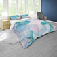 Turquoise and Purple Duvet Cover Set