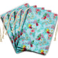 Turquoise Bloom Gift Bag (Set of 2)