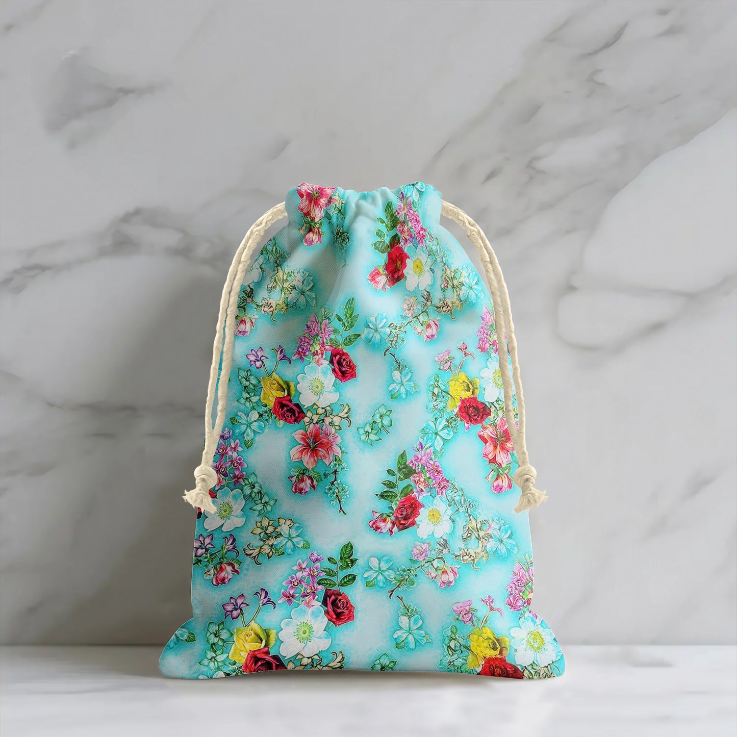 Turquoise Bloom Gift Bag (Set of 3)