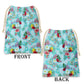 Turquoise Bloom Gift Sack