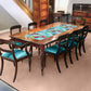 Turquoise Floral Essence 160cm Table Runner
