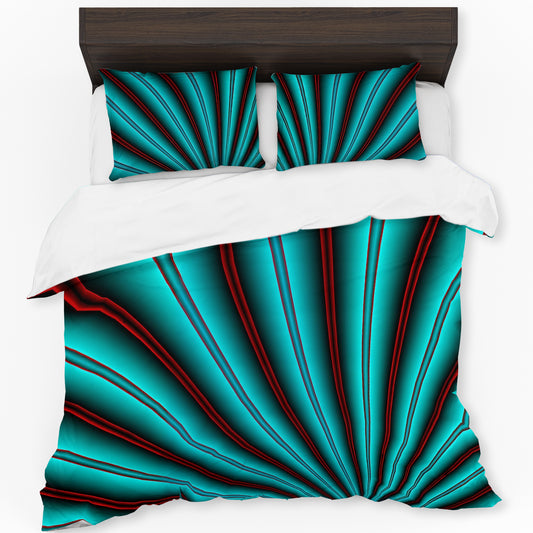 Turquoise Glow Duvet Cover Set