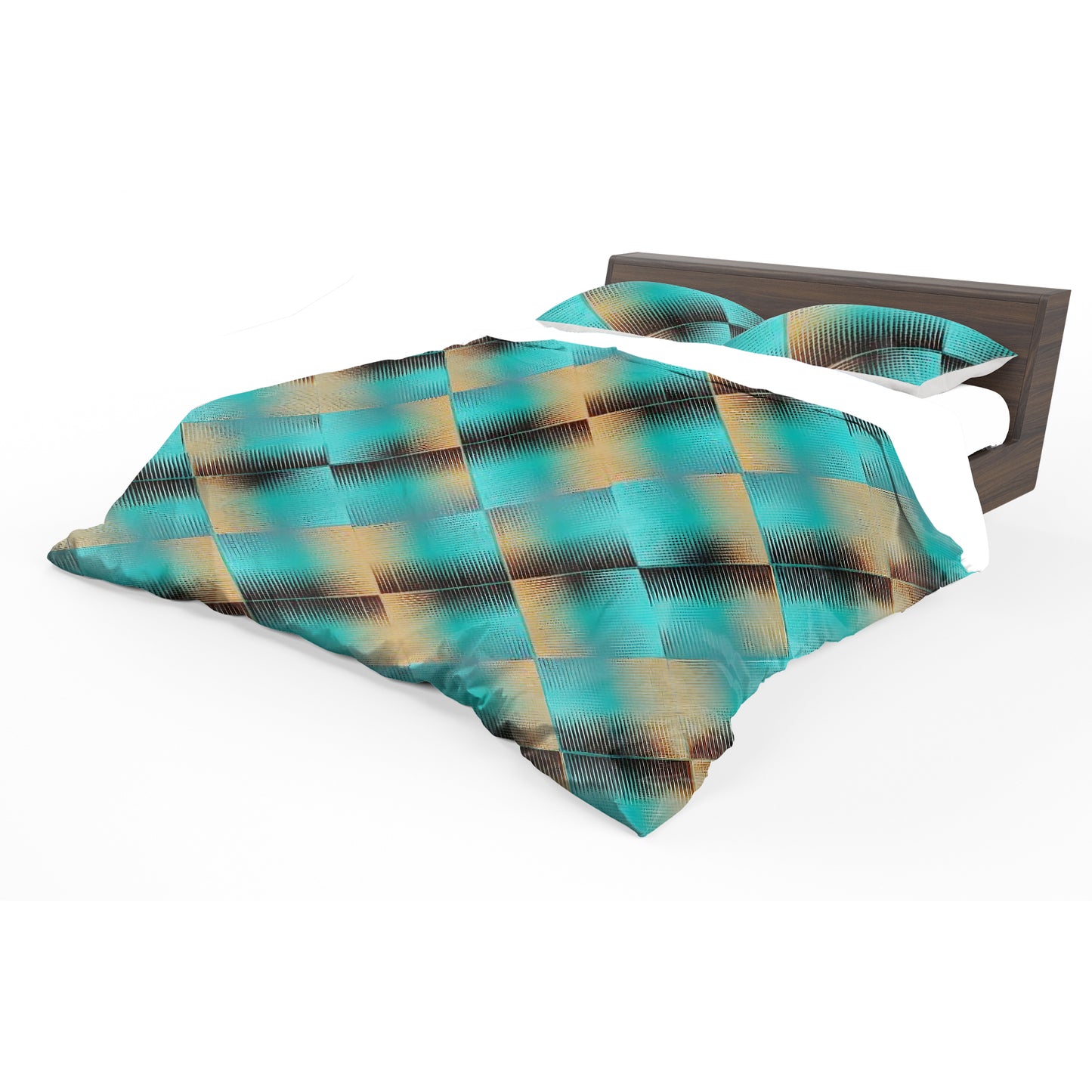 Turquoise Thunder Duvet Cover Set