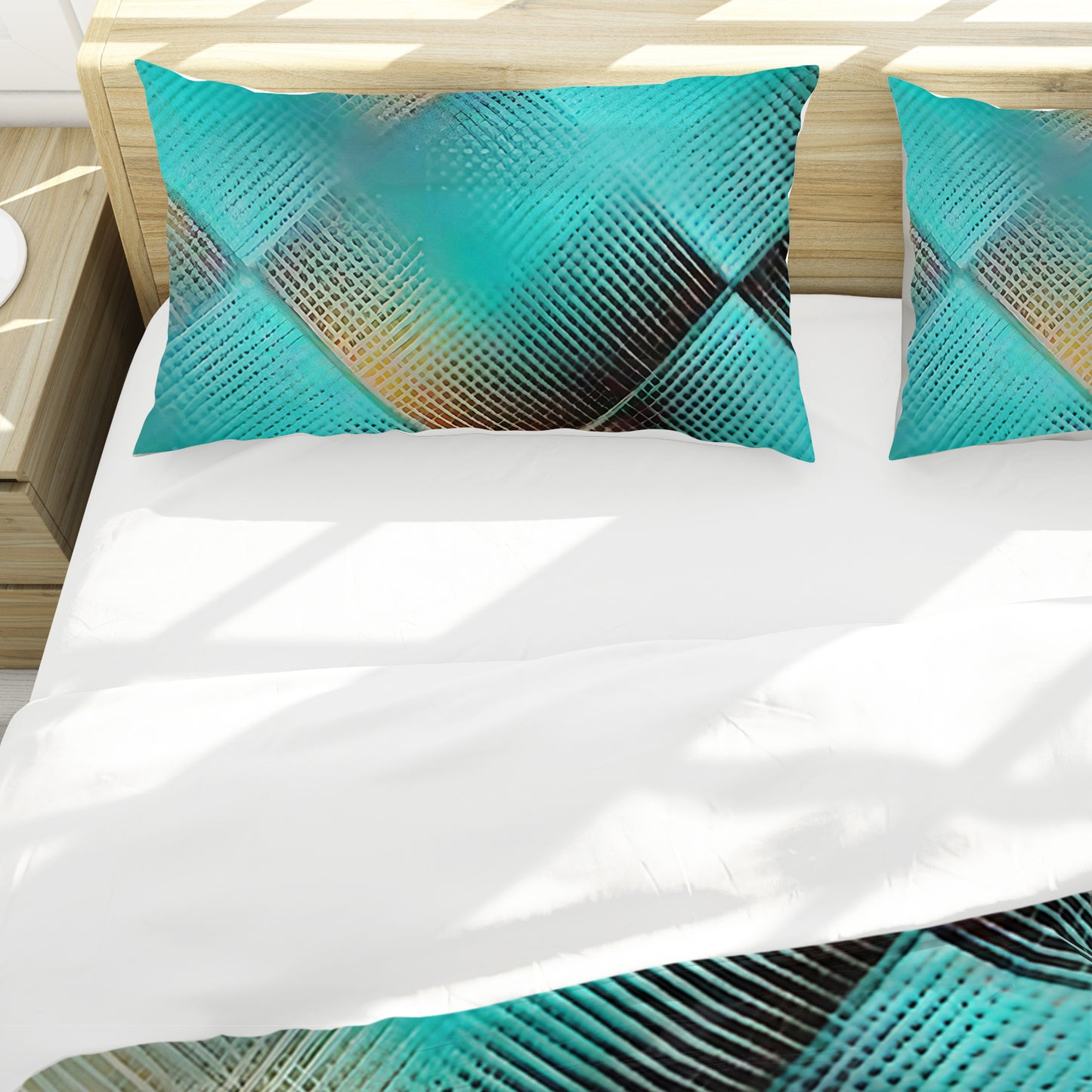 Turquoise Thunder Duvet Cover Set