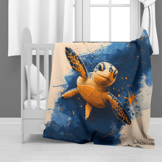Turtle Minky Blanket by Wikus Schalkwyk