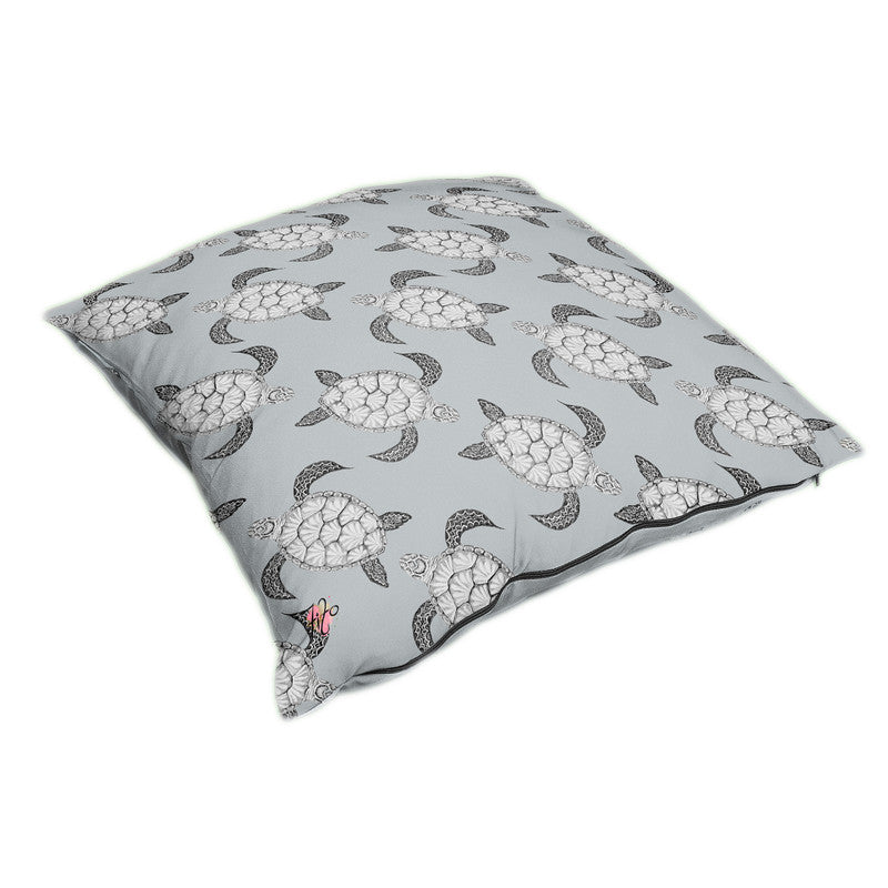 Turtle View Pattern on Grey Luxury Scatter by Fifo