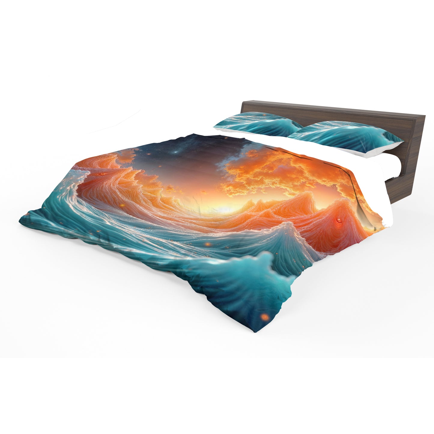 Twilight Ocean Current Duvet Cover Set