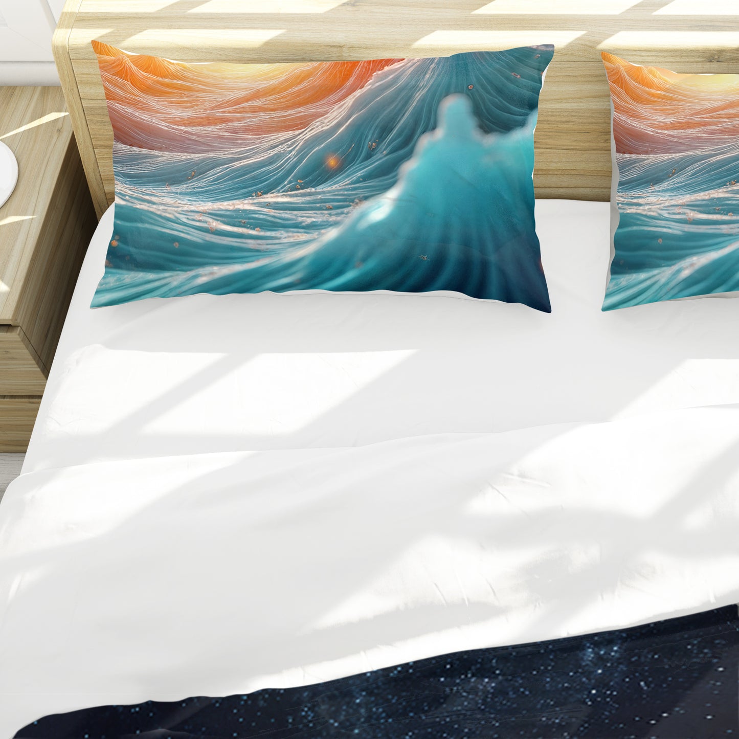 Twilight Ocean Current Duvet Cover Set