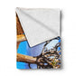Twin Trees Light Weight Fleece Blanket By Annette Heymans
