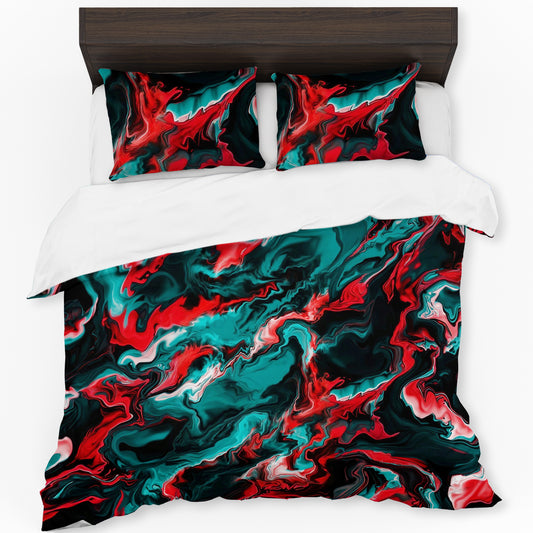 Two Tone Aurora Drift Duvet Cover Set