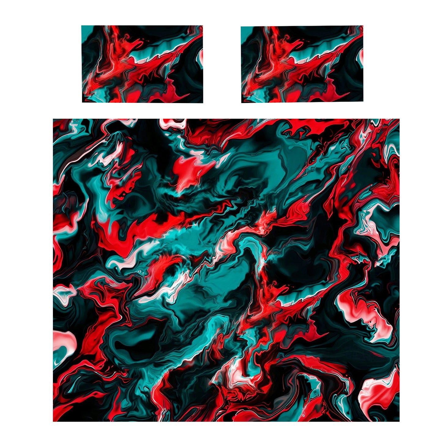 Two Tone Aurora Drift Duvet Cover Set