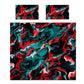 Two Tone Aurora Drift Duvet Cover Set