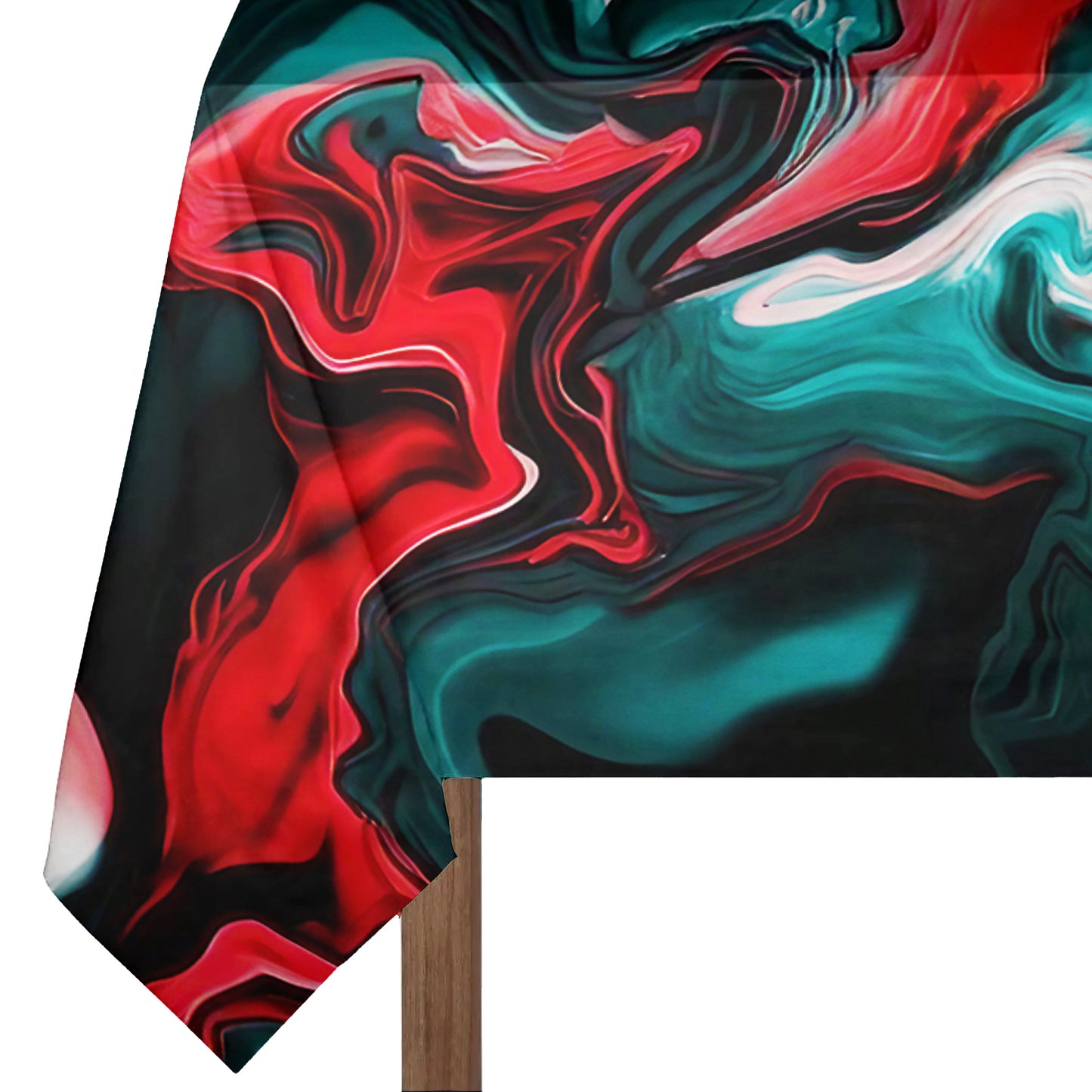 Two Tone Aurora Drift Rectangle Tablecloth