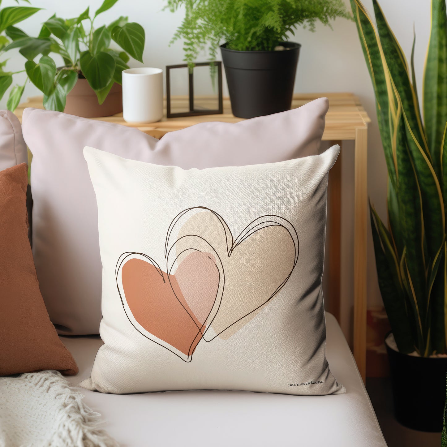 Two overlapping hearts Luxury Scatter by Wikus Schalkwyk