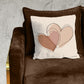 Two overlapping hearts Luxury Scatter by Wikus Schalkwyk